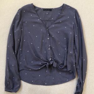 Blue blouse Abercrombie and Fitch blouse